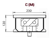 Чертеж конвектора Carrera S/C