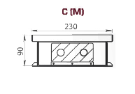 Чертеж конвектора Carrera S/C