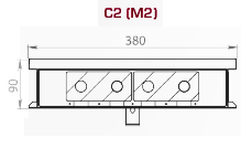 Чертеж конвектора Carrera S2/C2