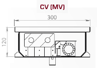 Чертеж конвектора Carrera SV/CV