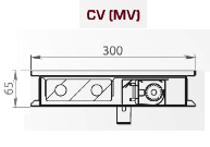 Чертеж конвектора Carrera MV230