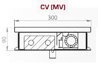 Чертеж конвектора Carrera SV/CV