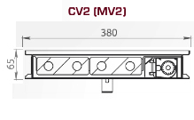 Чертеж конвектора Carrera MV2