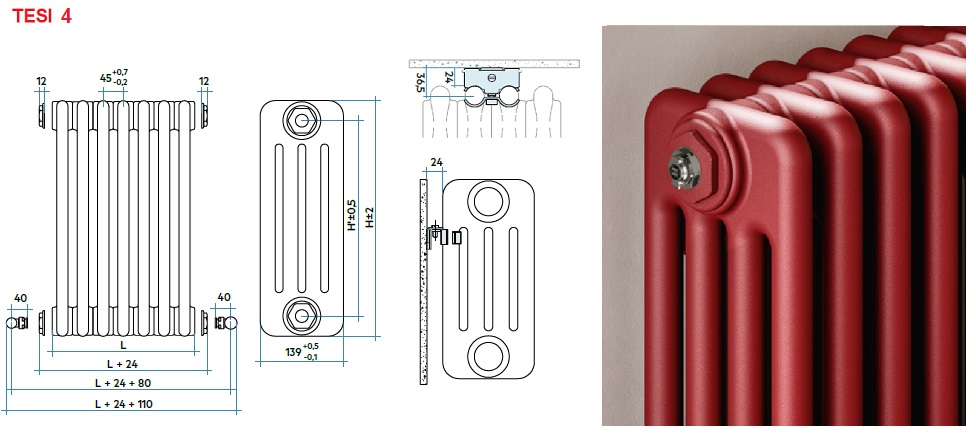 Irsap Tesi 4 подробно, схема, фото