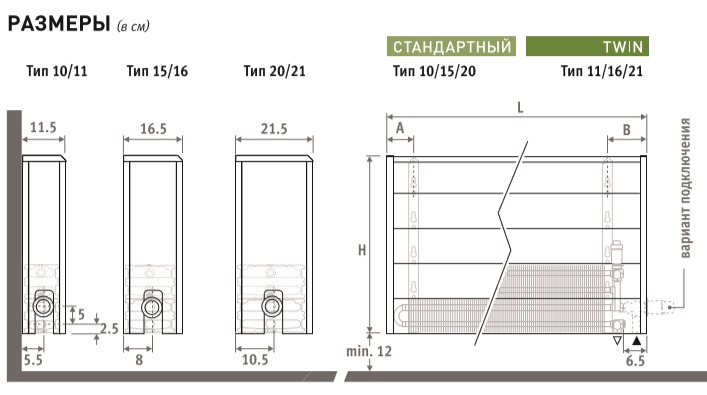Размеры Jaga Tempo