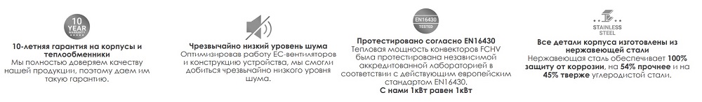 Преимущенства конвекторов Конвека