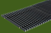 Алюминиевая решетка (Черный) ТМ Конвектор 