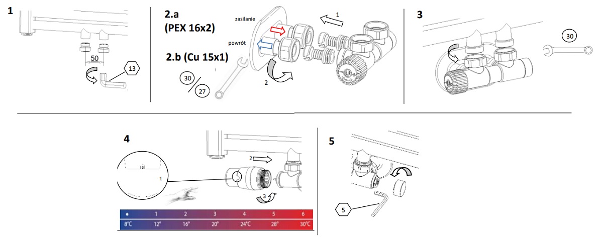 Монтаж (подключение) комплекта Vario Term All in one TWINS