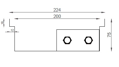 Verano VK15 (Ширина 230 мм. Глубина 75 мм)