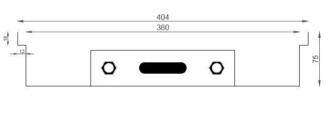 Verano VK15 (Ширина 440 мм. Глубина 75 мм)