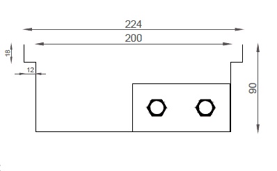 Verano VK15 (Ширина 230 мм. Глубина 90 мм)