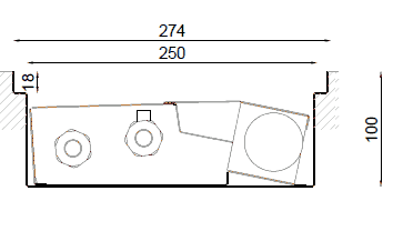 Verano VKN Silent (Ширина 380. Глубина 100)