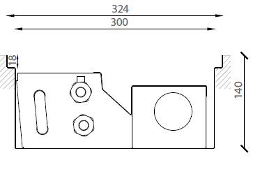 Verano VKN5 (Ширина 330. Глубина 140)
