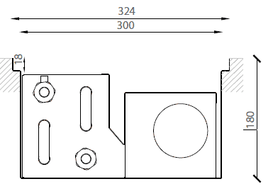 Verano VKN5 (Ширина 330. Глубина 180)