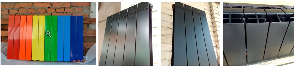 Покраска секционных радиаторов