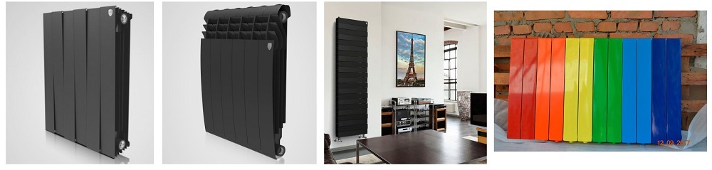 Покраска секционных радиаторов