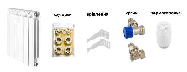 Комплектующие для секционных (алюминиевых и биметаллических) батарей