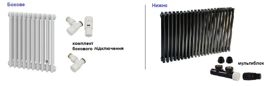 Комплектующие для трубчастых радиаторов