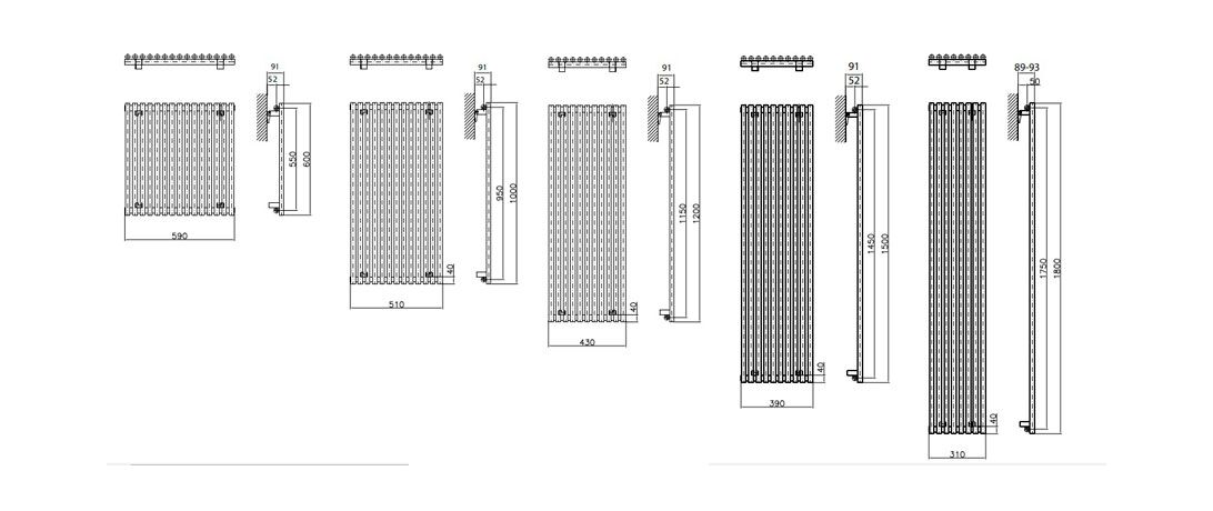 Luxrad Toba Single, размеры