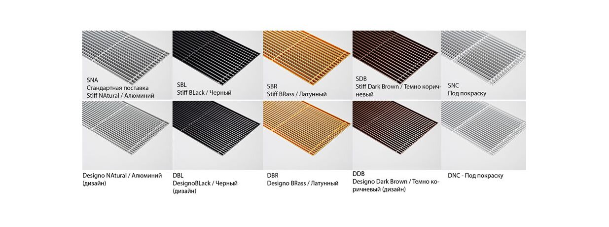 Jaga Mini Canal алюминиевые решетки