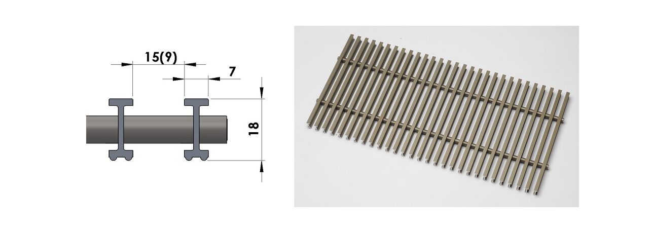 Minib алюмінієві решітки