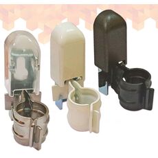 Универсальный комплект креплений GBT для трубчатых радиаторов  (Хром) 60201802