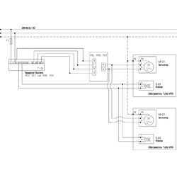 Подключение электрики конвектора