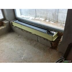 Монтаж внутрипольного конвектора