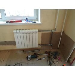 Боковое подключение радиатора