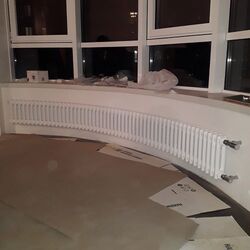 Трубчатый радиатор. 2-хтрубный, высота 200. Белый