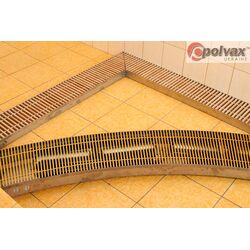 Угловые внутрипольные конвекторы