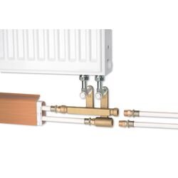 Нижнее подключение радиатора