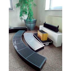 Радиусные внутрипольные конвекторы