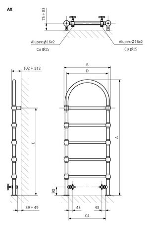 Terma Retro S чертеж