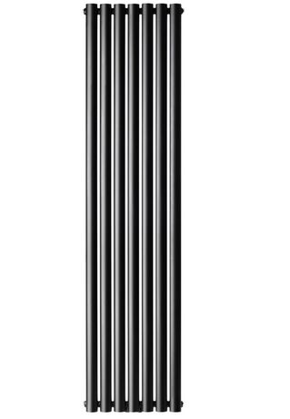 Трубчатый радиатор Luxrad Oval Double (чорный)