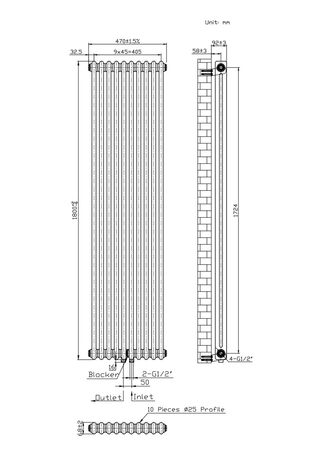 Warm Well Column 2 1800х470 технолайн
