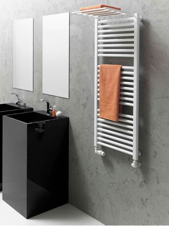 Комплект Schlosser Lux White на полотенцесушителе