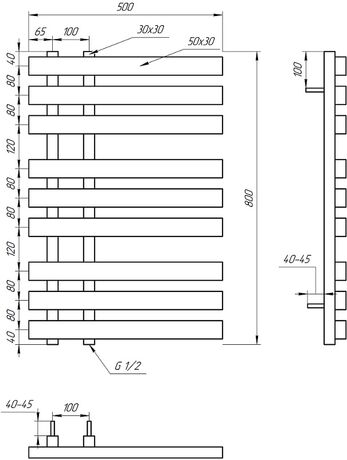 Genesis Aqua Magnum, чертеж 800
