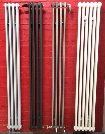 Вертикальный 2-хтрубный радиатор Purmo Delta Laserline