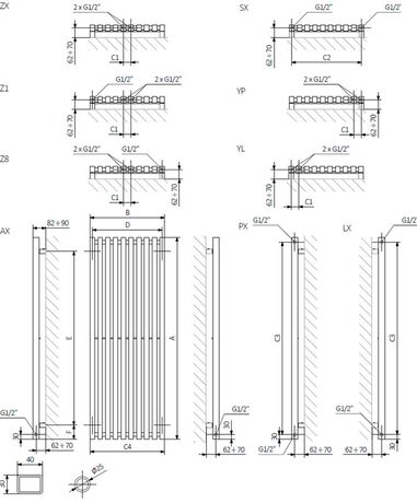 Terma Triga V размеры
