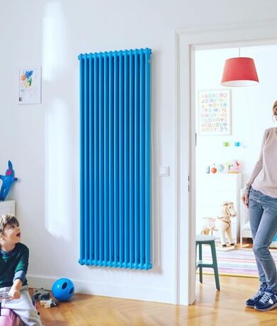 Вертикальный 2-хтрубный радиатор Zehnder Charleston