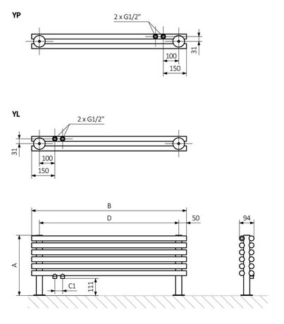 Terma Tune HSD чертеж