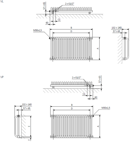 Terma Delfin H, чертеж