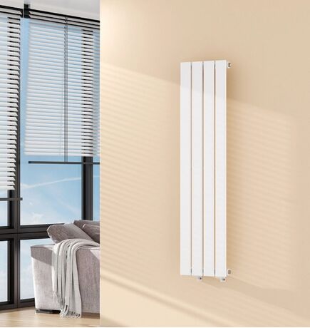 Вертикальний радіатор Largo 1-трубний, білий