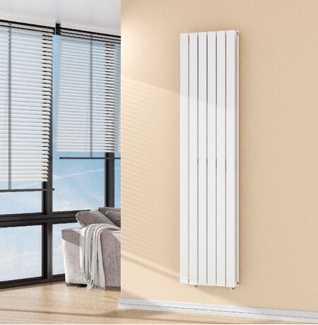 Вертикальний радіатор Largo 2-хтрубний, білий
