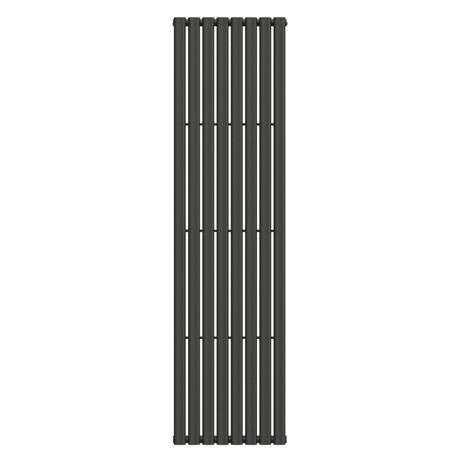 Вертикальний радіатор Ellipse 1-трубний, чорний