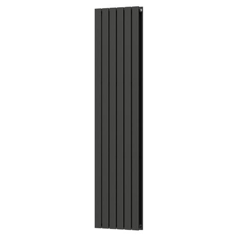 Вертикальний радіатор Largo 2-хтрубний, чорний