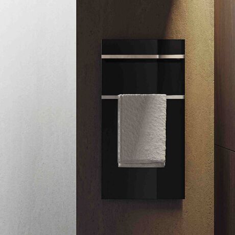 Скляна рушникосушка Hybro ONYX S 2M (BS)