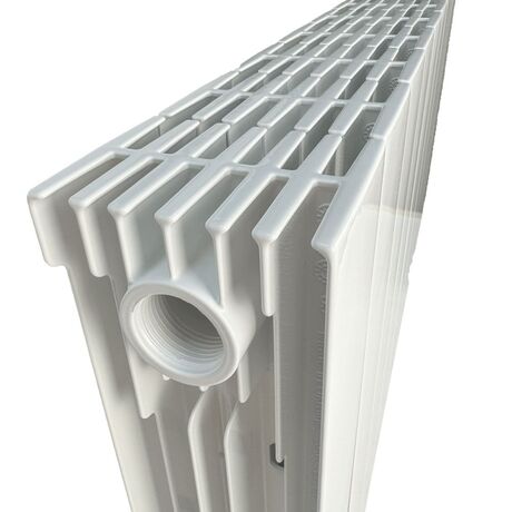 Биметаллический дизайн-радиатор ASG белый