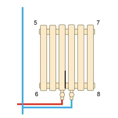 Дизайнерський радіатор ARTTIDESIGN Livorno II сірий